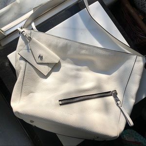 Henri Bendel Pebbled Leather Shoulder Bag